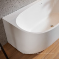 Modern Design OEM Service Durable Solid Surface Matte White Freestanding Bathtub